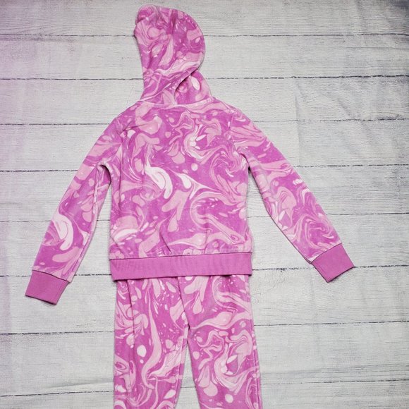 Juicy Couture Girls Velour Track Suit Size 5 - Picture 1 of 13